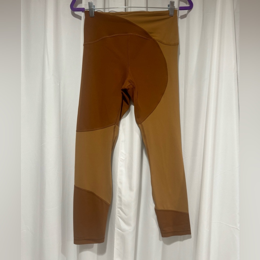 lululemon athletica Two-Tone Brown Align Leggings